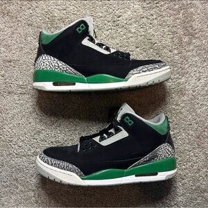 Air Jordan 3 Retro `Pine Green’ Size 9.0 Men
